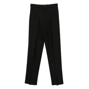 TOM FORD Pleated Wool Dress Pants Men BLACK